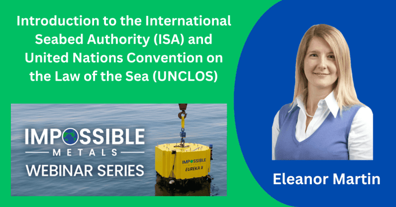 Impossible Metals Webinar Series: Introduction to the International ...